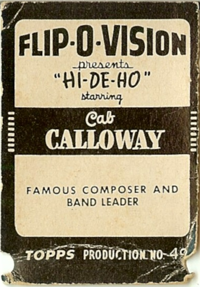 Flip O Vision Cab Calloway