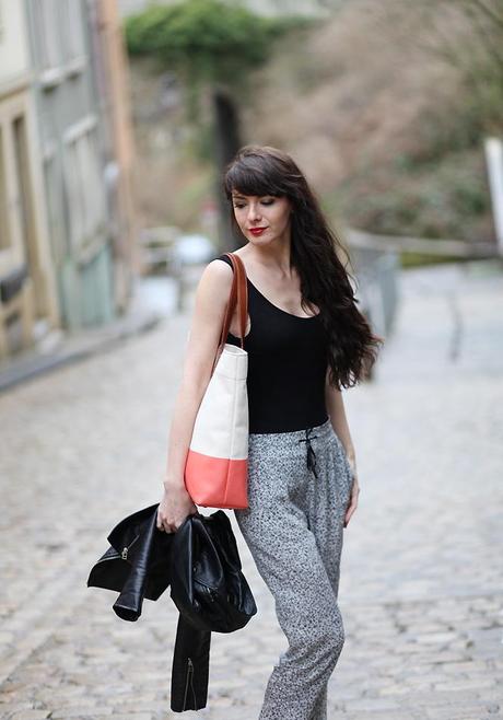 somewhere sac colorblock pantalon fluide imprimé pantalon ethnique look pantalon fluide fossil photo pantalon imprime Fluide glamour