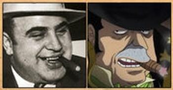 Les célébrités qui ont inspiré certains personnages du manga One Piece Al Capone (parrain de la mafia de Chicago) – Capone Bege