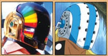Les célébrités qui ont inspiré certains personnages du manga One Piece Daft Punk – Killer