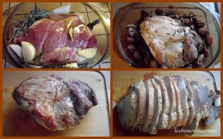 ÉPAULE DE PORC AUX CHÂTAIGNES ÉPAULE DE PORC AUX CHÂTAIGNES