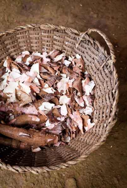 Les étapes de préparation du manioc Beendhi_BP_Manioc_Tapioca Chunks Basket_100129-1010036