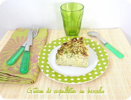 Gâteau de coquillettes au brocolis gateau pâtes brocolis (scrap1)
