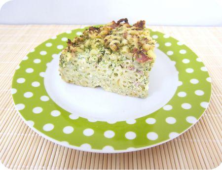 Gâteau de coquillettes au brocolis gateau pâtes brocolis (scrap2)