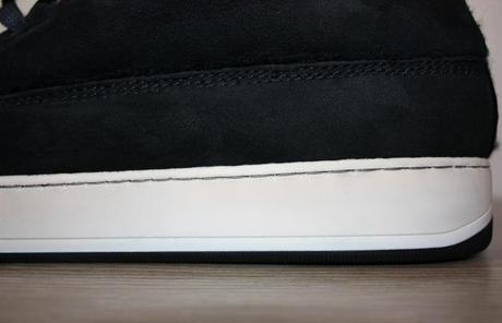 Chaussés pour l’Hiver : test des sneakers Lanvin Fine, régulière et bien réalisée : ça parait impeccable.