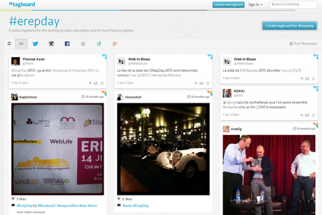 tagboard erepday Tagboard, un moteur de recherche spécialisé dans les hashtags