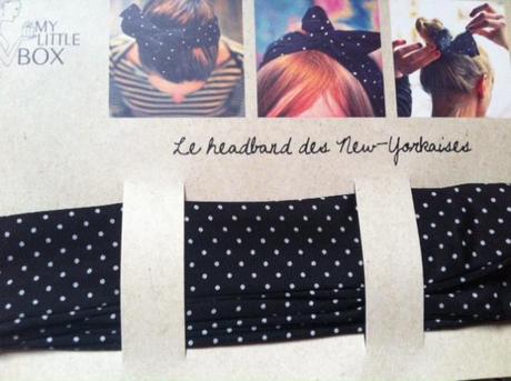 My Little Box Avril 2013 : Let the sunshine in ! headband-newyork-my little-sunshine-box-avril-2013