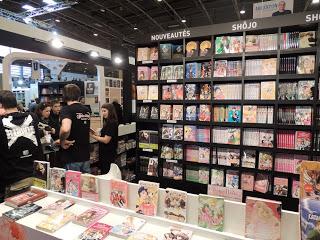Les stands du Manga Square lors du Salon du Livre 2013