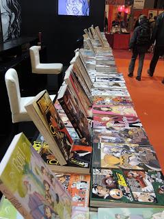 Les stands du Manga Square lors du Salon du Livre 2013