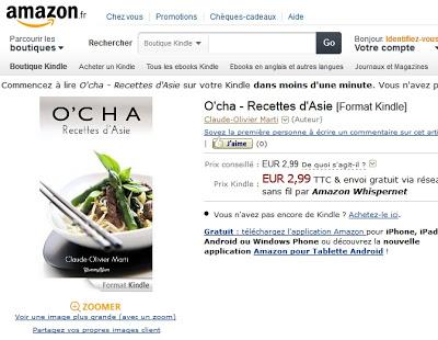 O'cha sur Amazon et donc sur toutes les tablettes! O'cha sur Amazon et donc sur toutes les tablettes!
