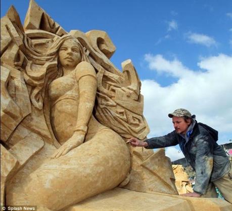 The international Sand Sculpture Festival 2013