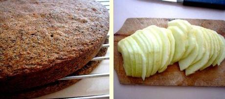 Gâteau speculoos pavot et pomme montage pomme 4