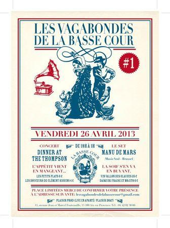 Envol direct du côté de LA BASSE COUR avec LES VAGABONDES ce vendredi ! 8967_10200157535074694_1090769634_n