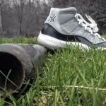 Air Jordan 11 Low Tuxedo Air Jordan XI Yankees Customs par Mache
