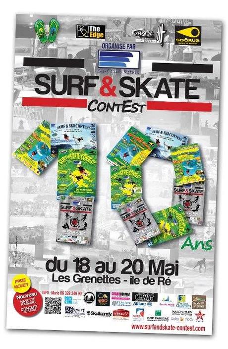Comme c’est la période des compets, j’en profite aussi pour vous annoncer le fameux SURF & SKATE CONTEST 2013 dont nous sommes partenaire depuis 10ans. Une planche UWL à gagner + un prize money