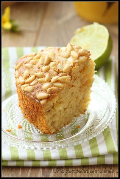 Gâteau aux saveurs méditerrannéennes (huile d'olive, citron vert et pignons de pin). Copie de Copie de Photo 2974