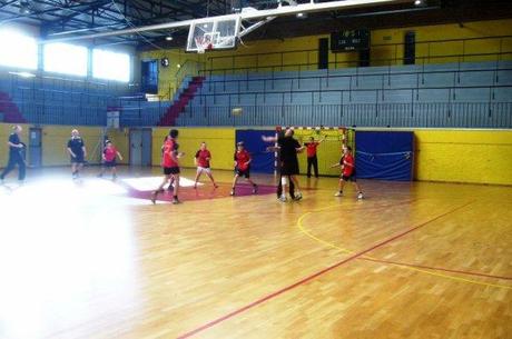 Handball : rencontre parents - enfants au Palais des Sports à Lomme (la suite)