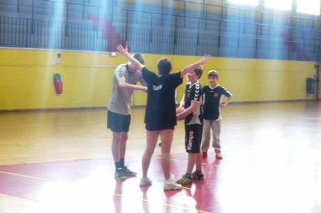 Handball : rencontre parents - enfants au Palais des Sports à Lomme (la suite)