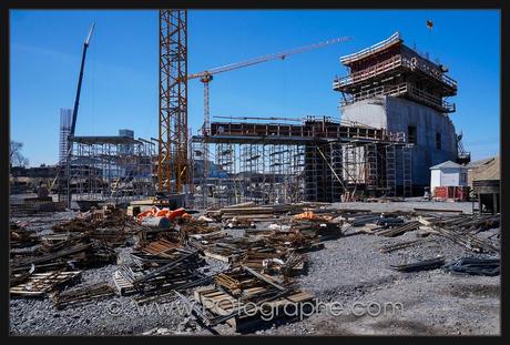 9 photos au coeur du chantier de l'amphithéâtre de Québec