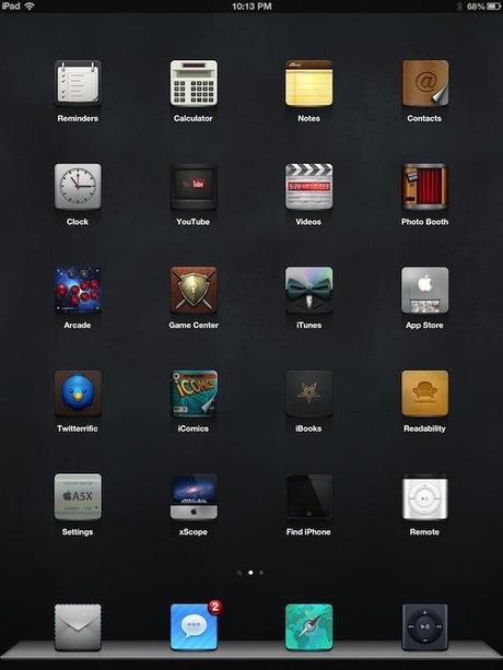 Jaku, thème pour iPad disponible...