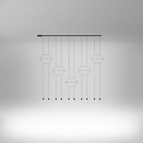 Wireflow suspensions géométriques par Arik Levy Wireflow suspensions géométriques par Arik Levy