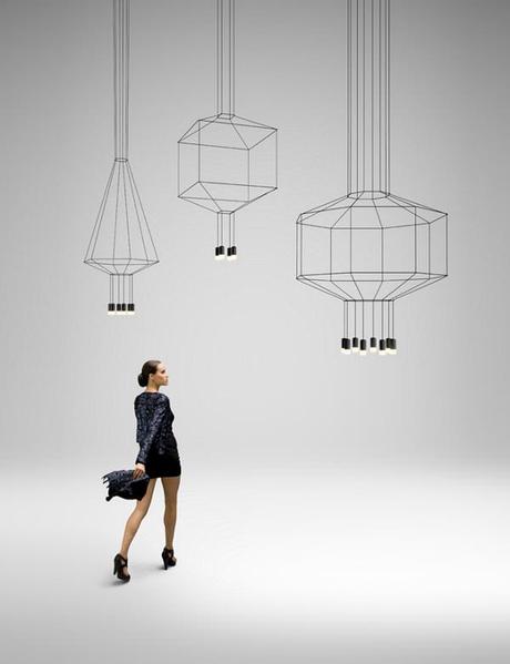 Wireflow suspensions géométriques par Arik Levy Wireflow suspensions géométriques par Arik Levy