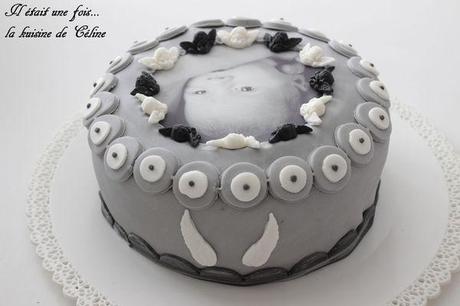 Gateau Black and white avec photo { PAS } il_etait_une_fois