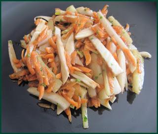 Salade de fenouil et carottes râpées