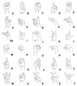 alphabet langue signes maltaise LSM