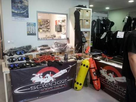 Stand esclapez spearfishing