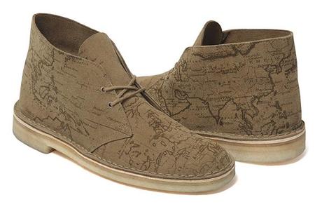 SUPREME X CLARKS – S/S 2013 – MAP DESERT BOOT