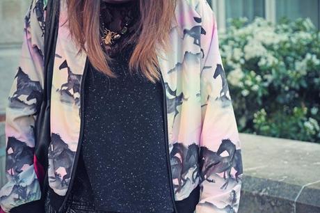 HORSES BOMBER JACKET HORSES BOMBER JACKET