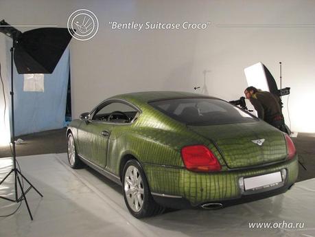 Bentley Suitcase Croco – ORHA Studio Bentley Suitcase Croco 02