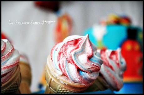 Meringue multi couleurs Meringue multi couleurs