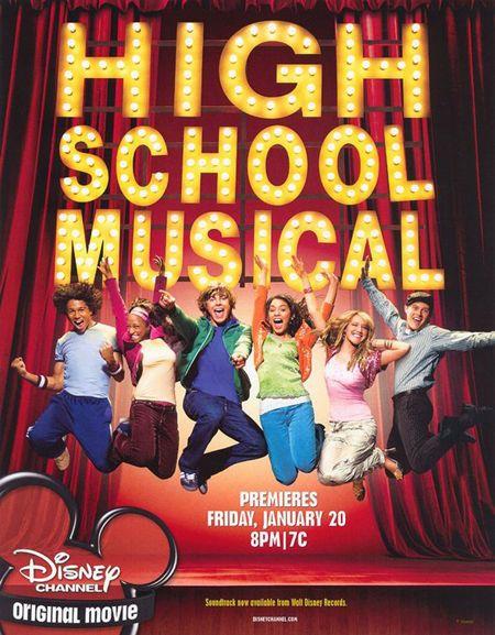 Affiche USA (promotion TV) - High School Musical : Premiers pas sur scène