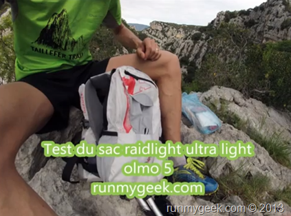 test du sac raidlight ultra light olmo 5