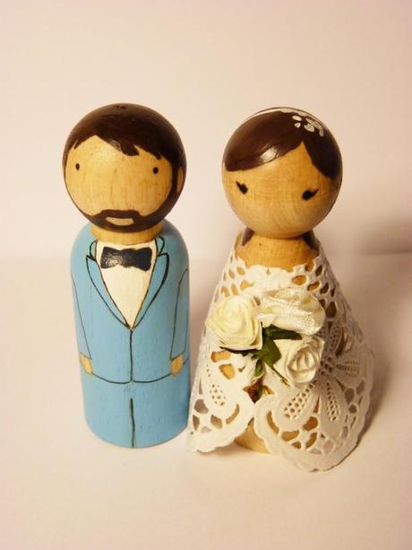 DIY : Réalisez vos propres figurines de gâteau de mariage (wedding cake topper) | www.decocrush.fr