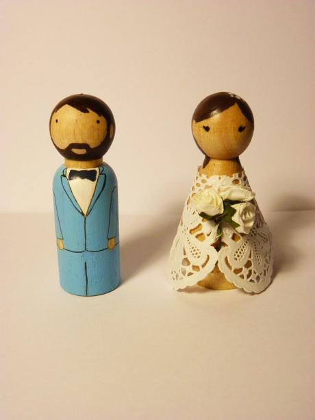 DIY : Réalisez vos propres figurines de gâteau de mariage (wedding cake topper) | www.decocrush.fr
