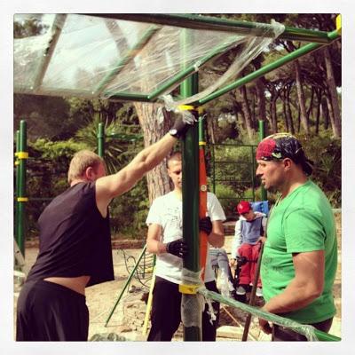 Le street workout débarque à Saint-Tropez Le street workout débarque à Saint-Tropez