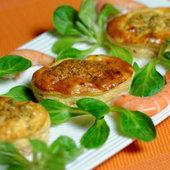 Petit flan de tarama aux crevettes Petit flan de tarama aux crevettes