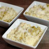 Risotto d’asperges à la vache qui rit Risotto d’asperges à la vache qui rit