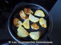 Omelette aux pommes de terre et radis