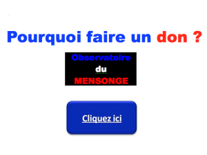 Réflexions personnelles don blog