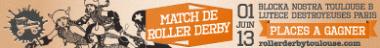 Roller derby : Le match BlockaNostra vs. Lutèce Destroyeuses