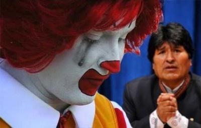 La malbouffe McDonald virée de Bolivie