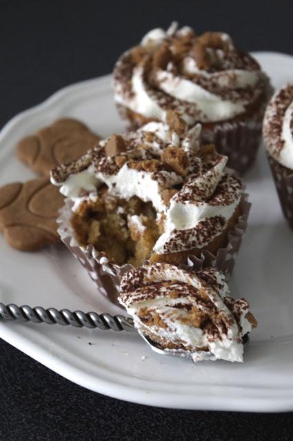 Cupcakes au Speculoos & Thé rooïbos Tropical (Orange, Abricot)