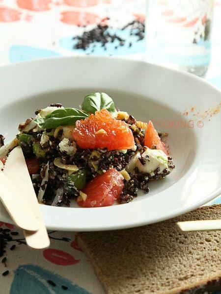 Salade de riz vénéré au pamplemousse et à l'avocat SaladRizNoirPampleAvocaBLOG24