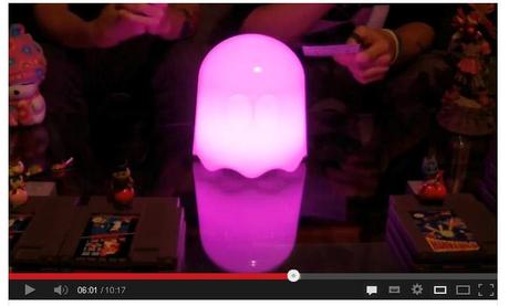 Première vidéo Francophone de PacMan Ghost, la lampe PacMan à Led