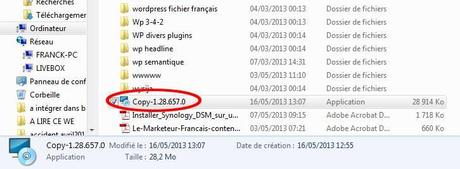 installer application copy sur votre PC