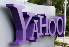 Le logo de Yahoo!, devant le siège du groupe à Sunnyvale, en Californie, le 17 juillet 2012